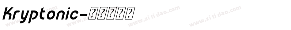 Kryptonic字体转换