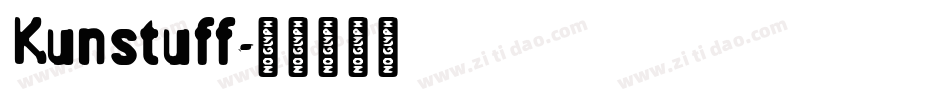 Kunstuff字体转换