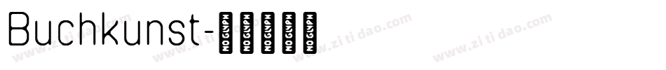 Buchkunst字体转换