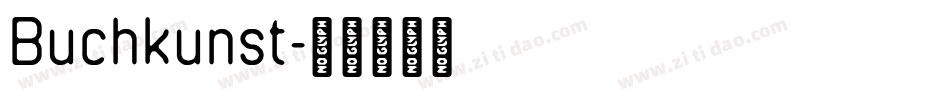 Buchkunst字体转换