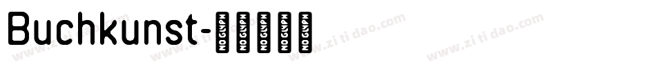 Buchkunst字体转换
