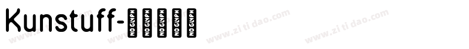 Kunstuff字体转换