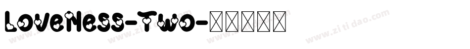 LoveNess-Two字体转换