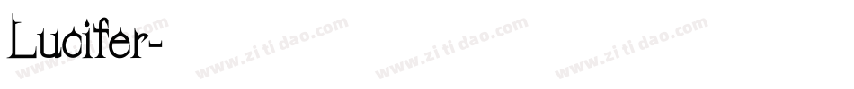 Lucifer字体转换