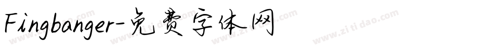 Fingbanger字体转换