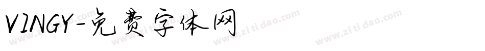 VINGY字体转换