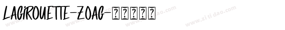 Lagirouette-z0AG字体转换