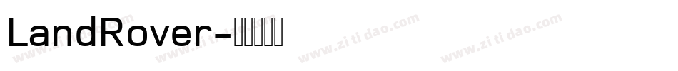 LandRover字体转换