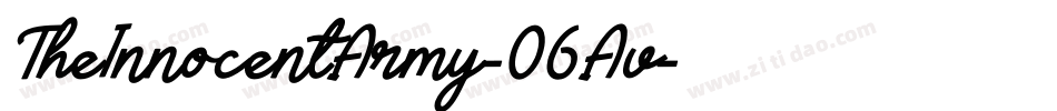 TheInnocentArmy-06Av字体转换