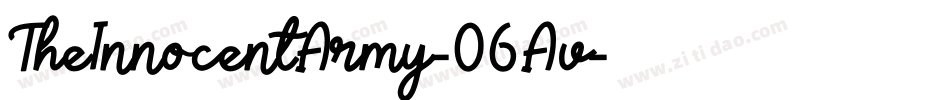 TheInnocentArmy-06Av字体转换