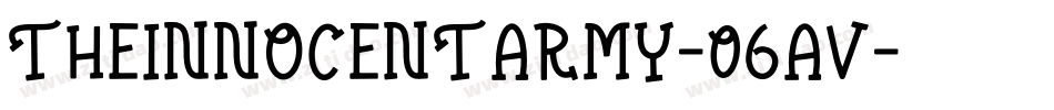 TheInnocentArmy-06Av字体转换
