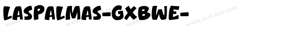 LasPalmas-gxBWE字体转换