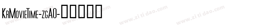 KrMovieTime-zgA0字体转换
