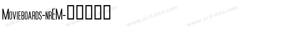 Movieboards-nrEM字体转换