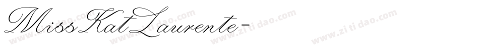 MissKatLaurente字体转换