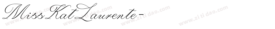 MissKatLaurente字体转换