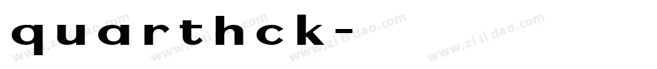 quarthck字体转换
