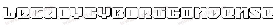 LegacyCyborgCondensedItalic-4BBr4字体转换