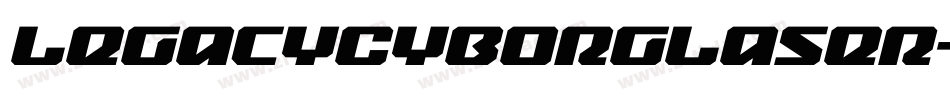 LegacyCyborgLaser-DOOe3字体转换