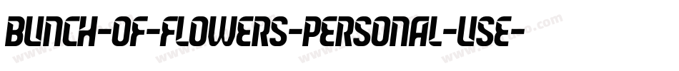 Bunch-of-Flowers-Personal-Use-2字体转换 Bunch-of-Flowers-Personal-Use-2字体转换