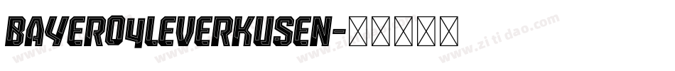 Bayer04Leverkusen字体转换