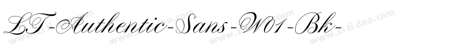 LT-Authentic-Sans-W01-Bk字体转换 LT-Authentic-Sans-W01-Bk字体转换