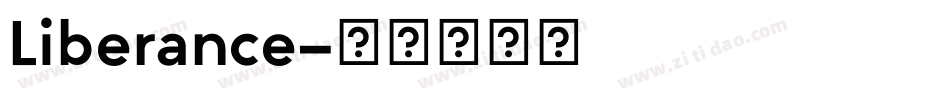 Liberance字体转换