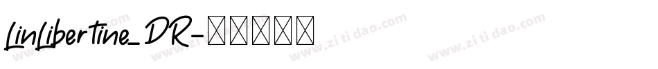 LinLibertine_DR字体转换