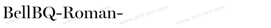 BellBQ-Roman字体转换