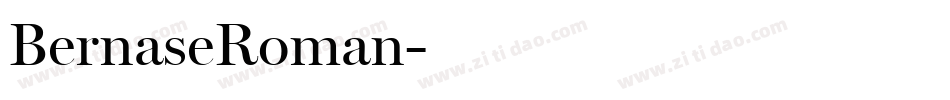 BernaseRoman字体转换