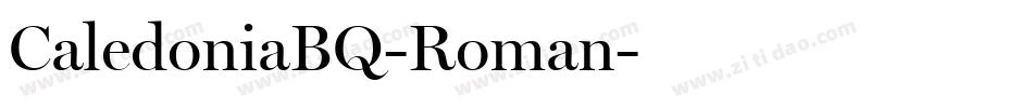 CaledoniaBQ-Roman字体转换