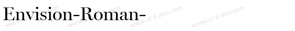Envision-Roman字体转换