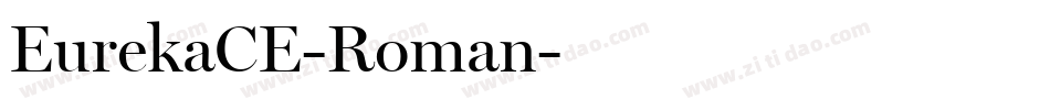 EurekaCE-Roman字体转换 EurekaCE-Roman字体转换
