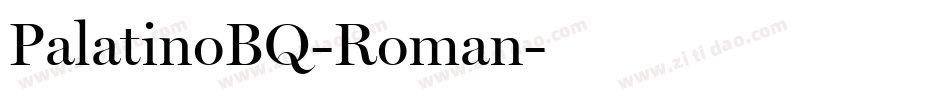 PalatinoBQ-Roman字体转换