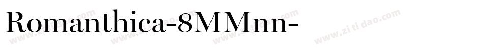 Romanthica-8MMnn字体转换