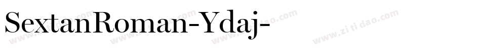 SextanRoman-Ydaj字体转换 SextanRoman-Ydaj字体转换