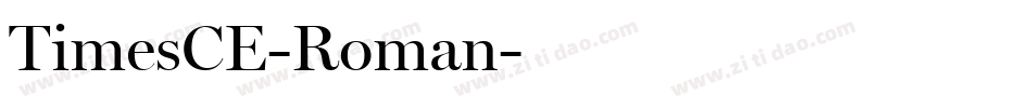 TimesCE-Roman字体转换