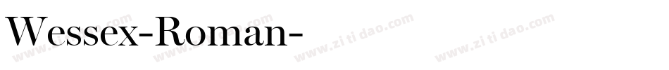 Wessex-Roman字体转换