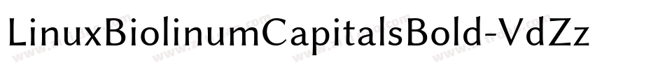 LinuxBiolinumCapitalsBold-VdZz字体转换
