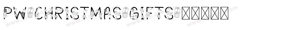 PW-Christmas-Gifts字体转换