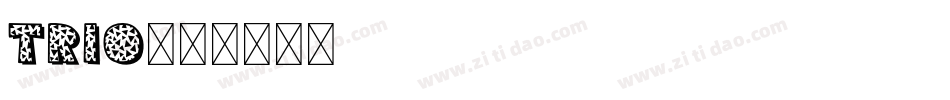 Trio字体转换