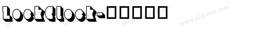 LockClock字体转换