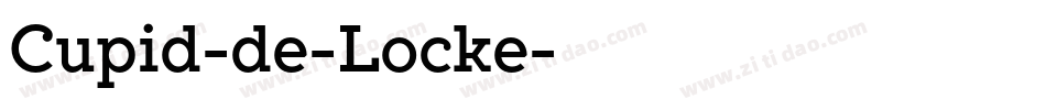 Cupid-de-Locke字体转换