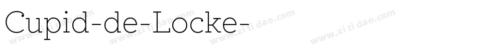 Cupid-de-Locke字体转换