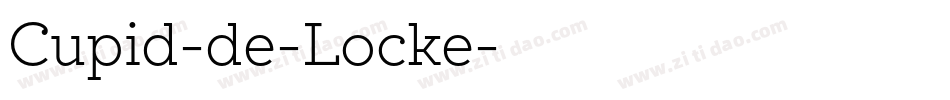 Cupid-de-Locke字体转换