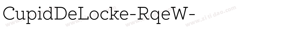 CupidDeLocke-RqeW字体转换