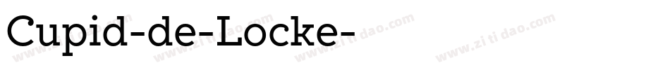 Cupid-de-Locke字体转换