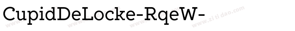 CupidDeLocke-RqeW字体转换