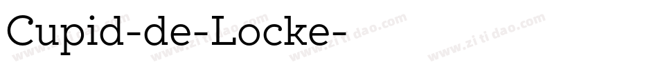 Cupid-de-Locke字体转换