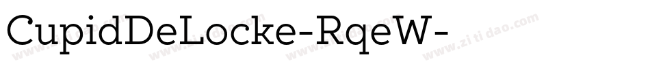CupidDeLocke-RqeW字体转换